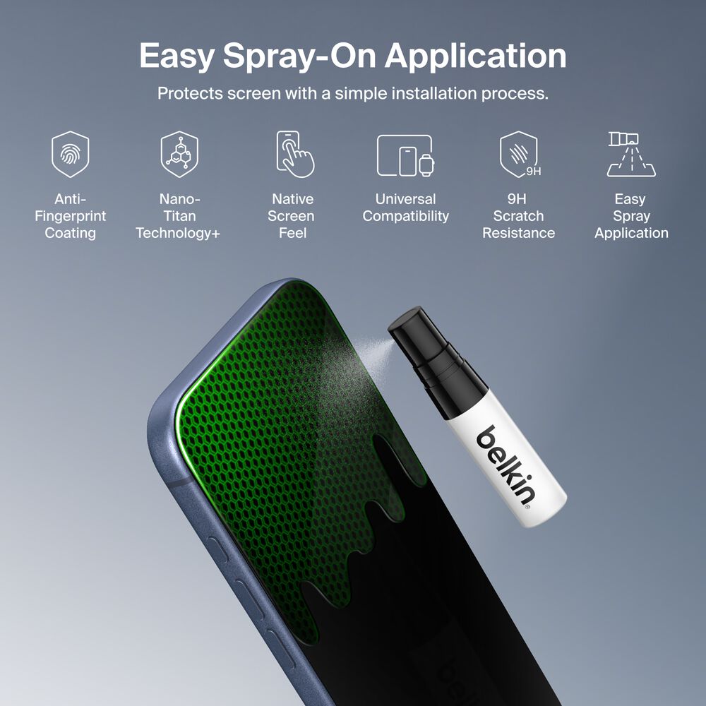 Titan LiquidGuard Screen Protector, Clear, hi-res