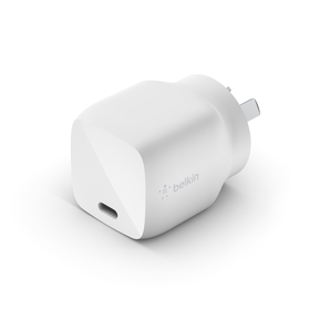 30W USB-C PD GaN Wall Charger, White, hi-res