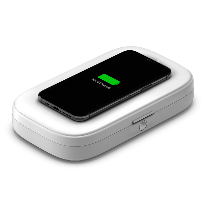 Désinfectant UV multifonction pour téléphone avec chargeur sans fil