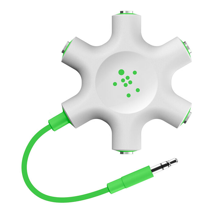 RockStar 5-Jack 3.5 mm Audio Headphone Splitter by Belkin