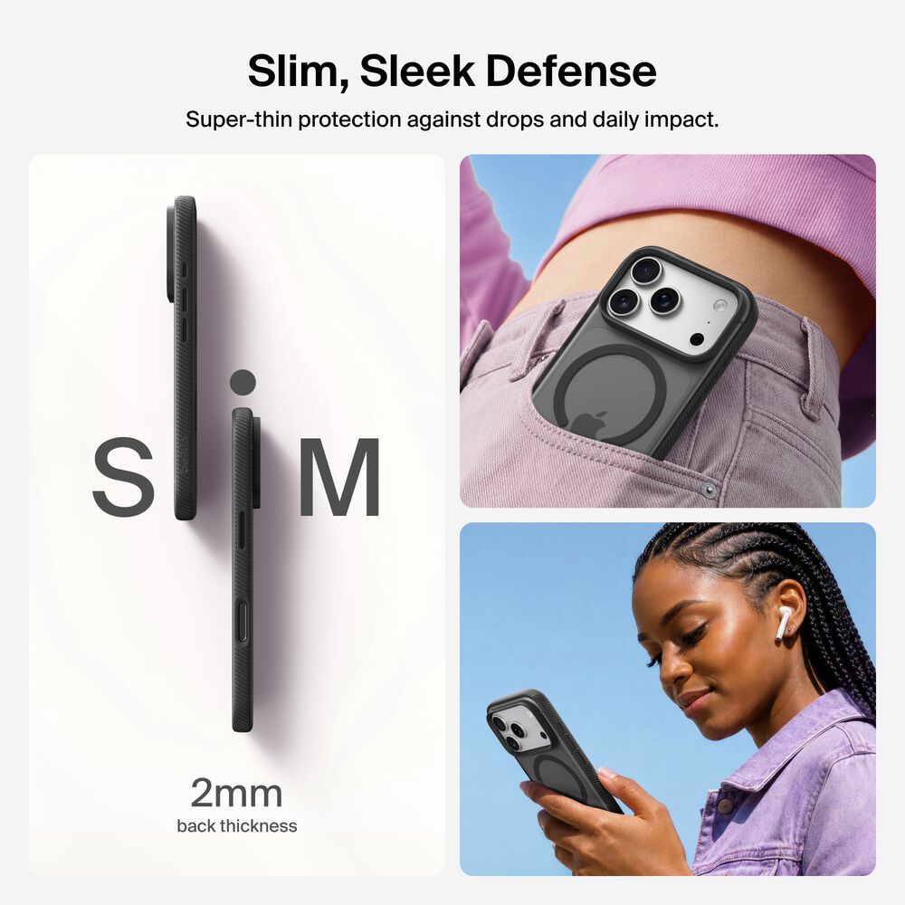 Grip Series Case for iPhone 18 Pro / iPhone 17 Pro, Black, hi-res