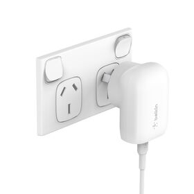USB-C® PD 3.0 PPS Wall Charger 30W + USB-C® Cable with Lightning Connector, White, hi-res