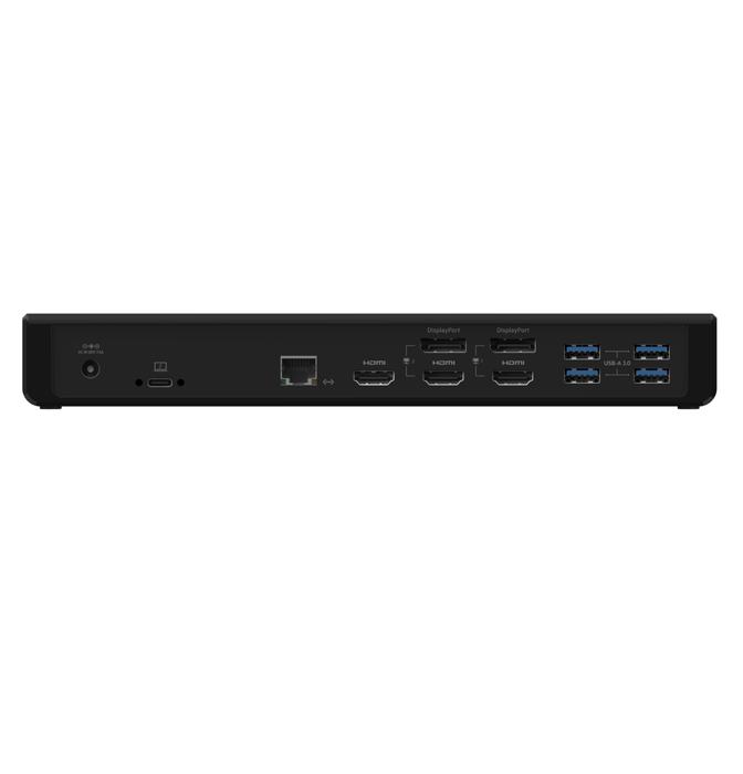 Universal USB-C® Triple Display Dock, Black, hi-res