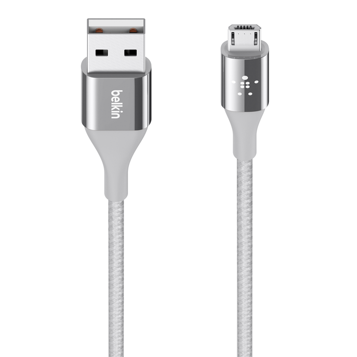 MIXIT↑™  DuraTek™ Micro-USB to USB Cable, Silver, hi-res