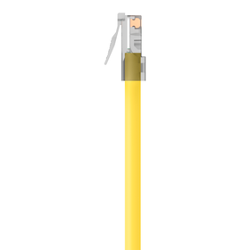 CAT6 Ethernet Patch Cable, RJ45, M/M, Yellow, hi-res