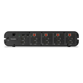Universal 2nd Gen Secure KVM Switch, 4-Port Dual Head No CAC, Negro, hi-res