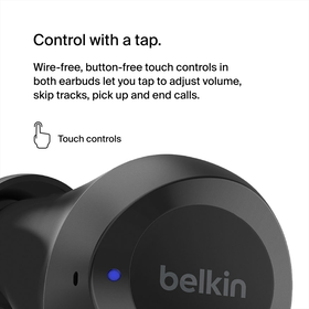 True Wireless Earbuds, Black, hi-res