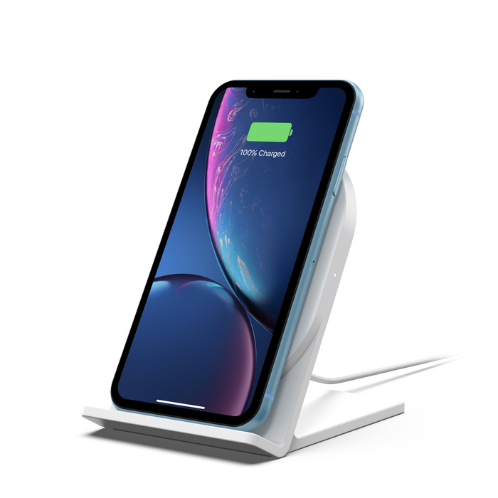 BOOST↑UP™ Wireless Charging Stand 5W (2019, AC Adapter Not Included), White, hi-res