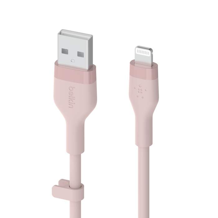 Cavo USB-A con connettore Lightning, Rosa, hi-res