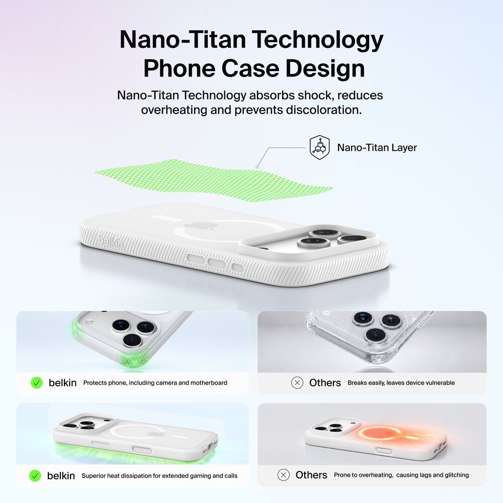 Grip Series Case for iPhone 18 Pro, Clear, hi-res