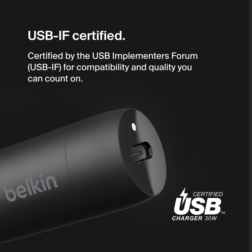 30W USB-C Car Charger + USB-C to Lightning cable, , hi-res