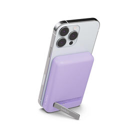 磁吸无线移动电源 5K+支架, Lavender Purple, hi-res
