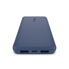Batería externa de 3 puertos 10K + cable USB-A a USB-C, Azul, hi-res