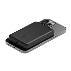 Magnetic Wireless Power Bank 2.5K, Black, hi-res