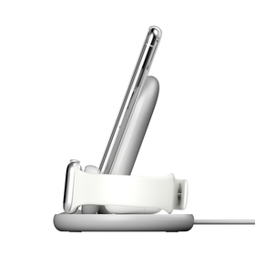 适用于 Apple 设备的 BOOST↑CHARGE™ 3 合 1 无线充电器, 白色的, hi-res