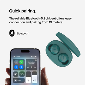 True Wireless Earbuds, Teal, hi-res