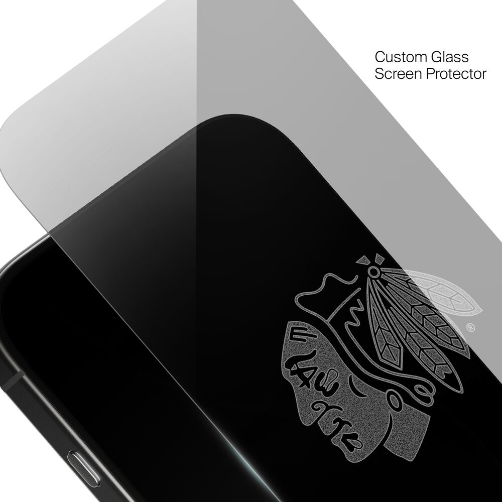 Chicago Blackhawks Custom Glass Screen Protector, , hi-res