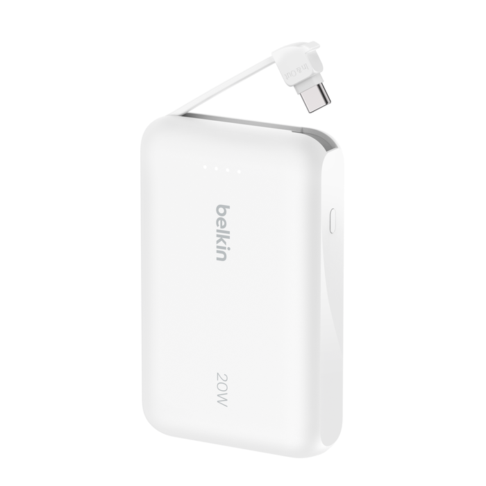 ポータブルモバイルバッテリー10000mAh（一体型ケーブル） | Belkin JP