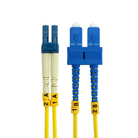 Singlemode Duplex Fiber Patch Cable SC - LC, , hi-res