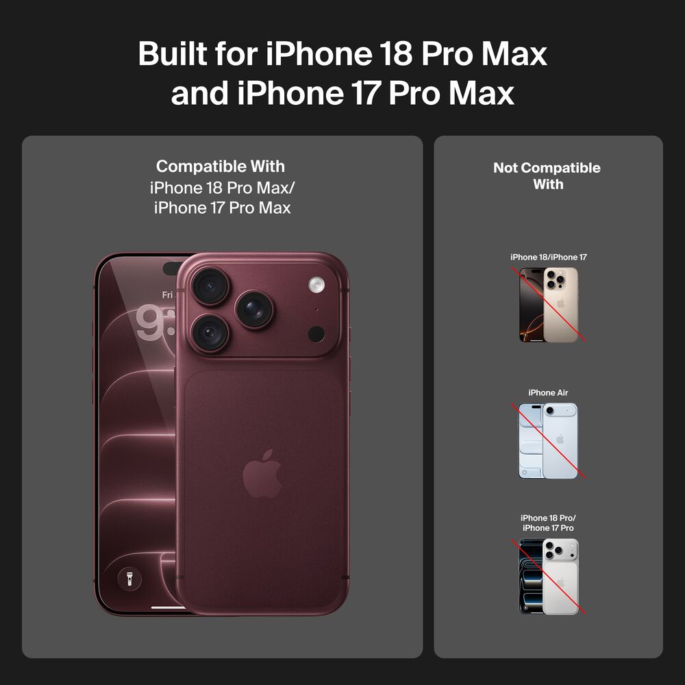 Anti-Reflective Screen Protector for iPhone 18 Pro Max / iPhone 17 Pro Max, , hi-res
