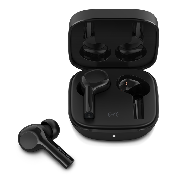 Airbuds true wireless earbuds with wireless charging pad and case on sale