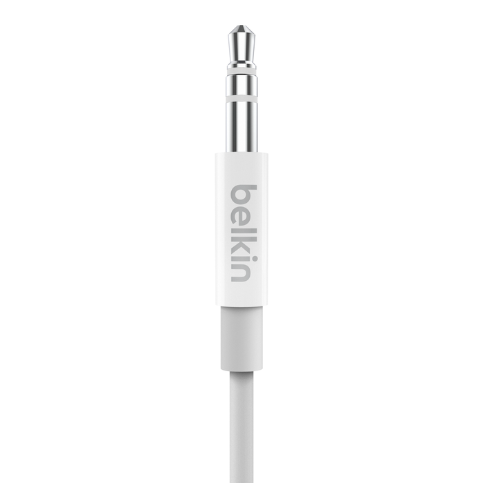 USB-C™ 커넥터 포함 RockStar™ 3.5mm 오디오 케이블, 하얀색, hi-res