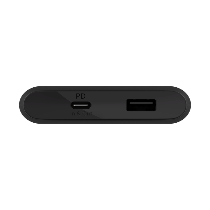 USB-C PD Power Bank 10K + USB-C Cable, Black, hi-res