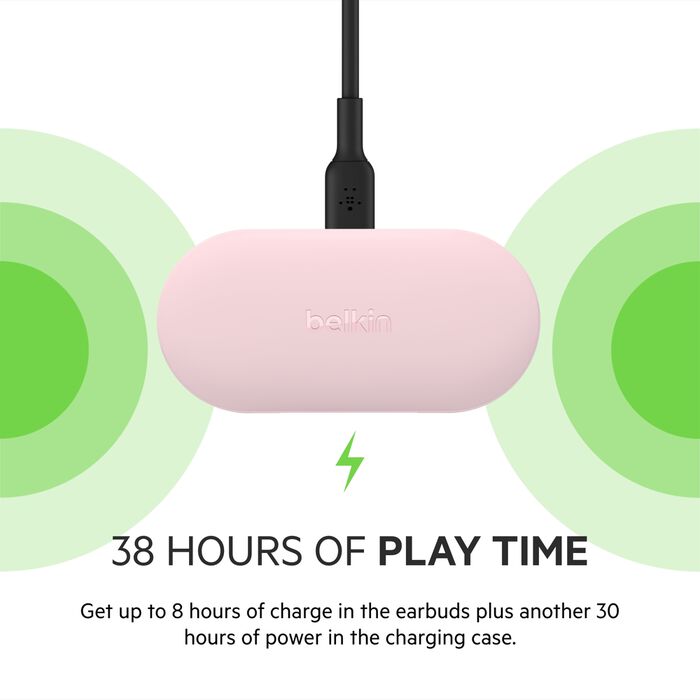 True Wireless Earbuds, Pink, hi-res