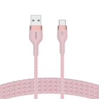 USB-A to USB-C Cable, Pink, hi-res