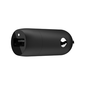 USB-A Car Charger with Quick Charge 3.0 – 18W, Black, hi-res