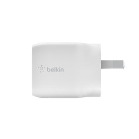 30W USB-C PD GaN Wall Charger, White, hi-res