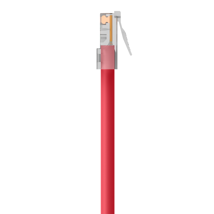 CAT6 Ethernet Patch Cable, RJ45, M/M, Red, hi-res