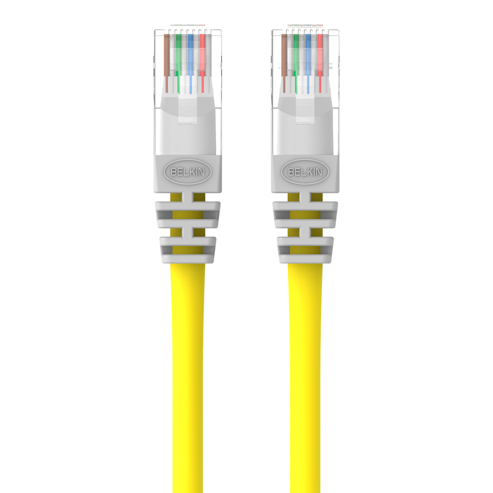 CAT5e Crossover Patch Cable Yellow 06, , hi-res