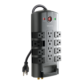 PivotPlug 12-Outlet Surge Protector, 8 ft. Cord, , hi-res