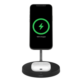 Drahtloser 2-in-1-Ladeständer mit MagSafe, , hi-res