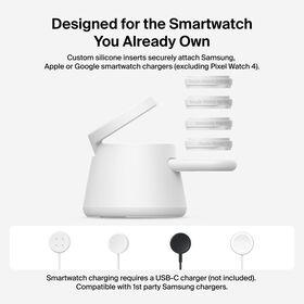 Modular Charging Dock with Qi2 25W, White, hi-res