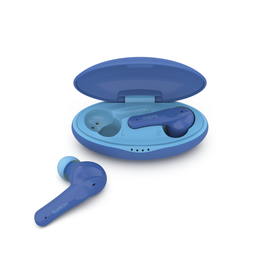 Écouteurs boutons sans fil pour enfants, bleu, hi-res