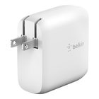Dual USB-C PD GaN Wall Charger 68W, White, hi-res