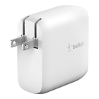 Dual USB-C GaN Wall Charger 68W? + USB-C Cable, White, hi-res