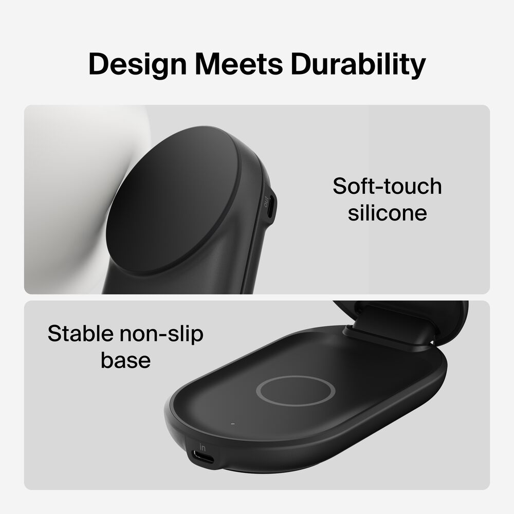 2-in-1 Foldable Magnetic Charger with Qi2 25W, , hi-res