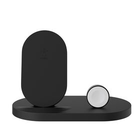 iPhone + Apple Watch + USB-A 포트용 BOOST↑UP™ 무선 충전 독, Black, hi-res