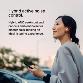 Noise Cancelling Earbuds, White, hi-res