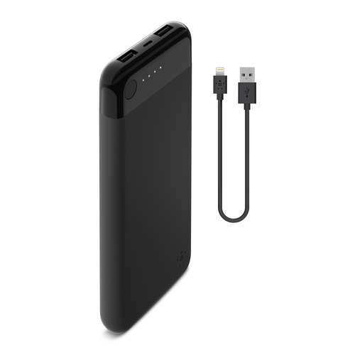 BOOST↑CHARGE™ Power Bank 10K with Lightning Connector + Cable
