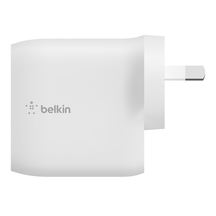 Dual USB-C PD Wall Charger 40W, White, hi-res