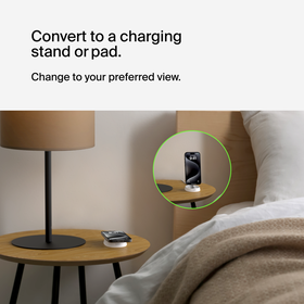 Convertible Magnetic Wireless Charging Stand with Qi2 15W, White, hi-res