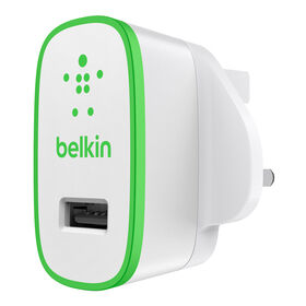 Belkin - Chargeur Secteur USB 12W/2.4A avec Câble Lightning pour