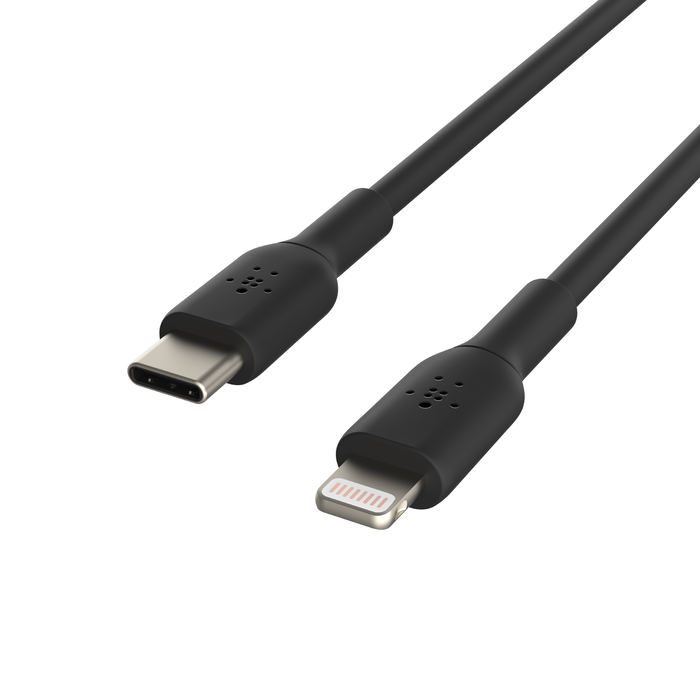 BOOST↑CHARGE™ USB-C/Lightning-Kabel (1 m, Schwarz), Schwarz, hi-res