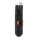 Plus USB-C to USB-A Cable with Strap, Black, hi-res