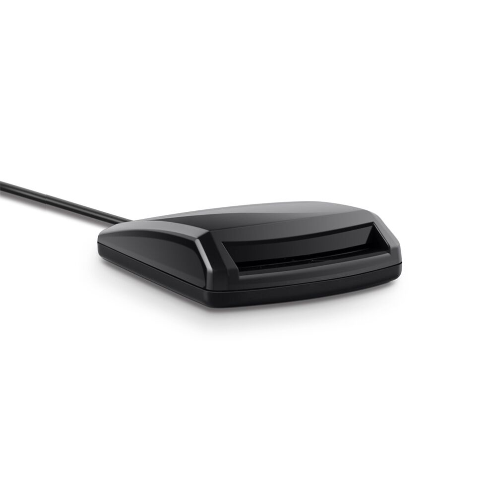 USB Smart Card / CAC Reader, Black, hi-res