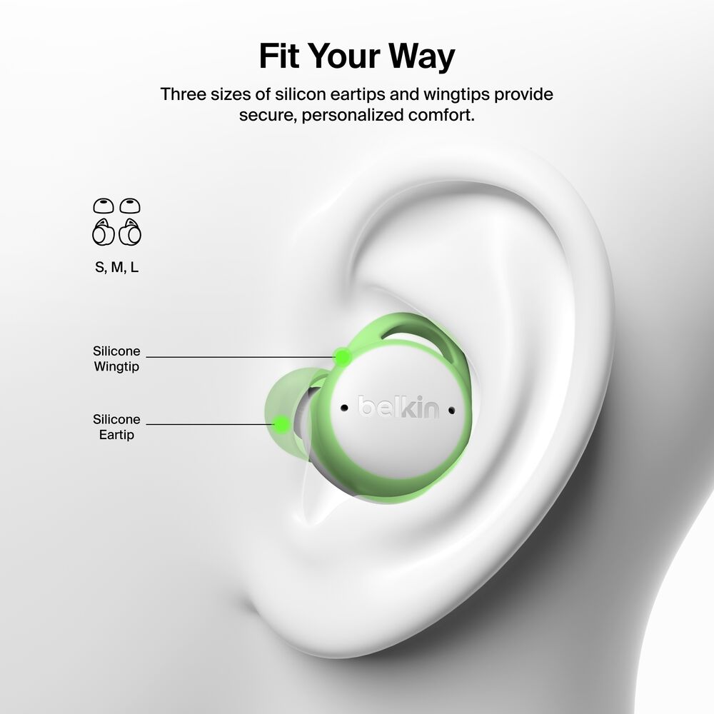 Noise-Cancelling Earbuds, Gray, hi-res